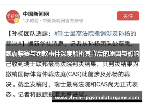 魏震禁赛与罚款事件深度解析其背后的原因与影响