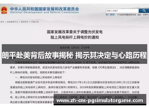 朗平赴美背后故事揭秘 揭示其决定与心路历程